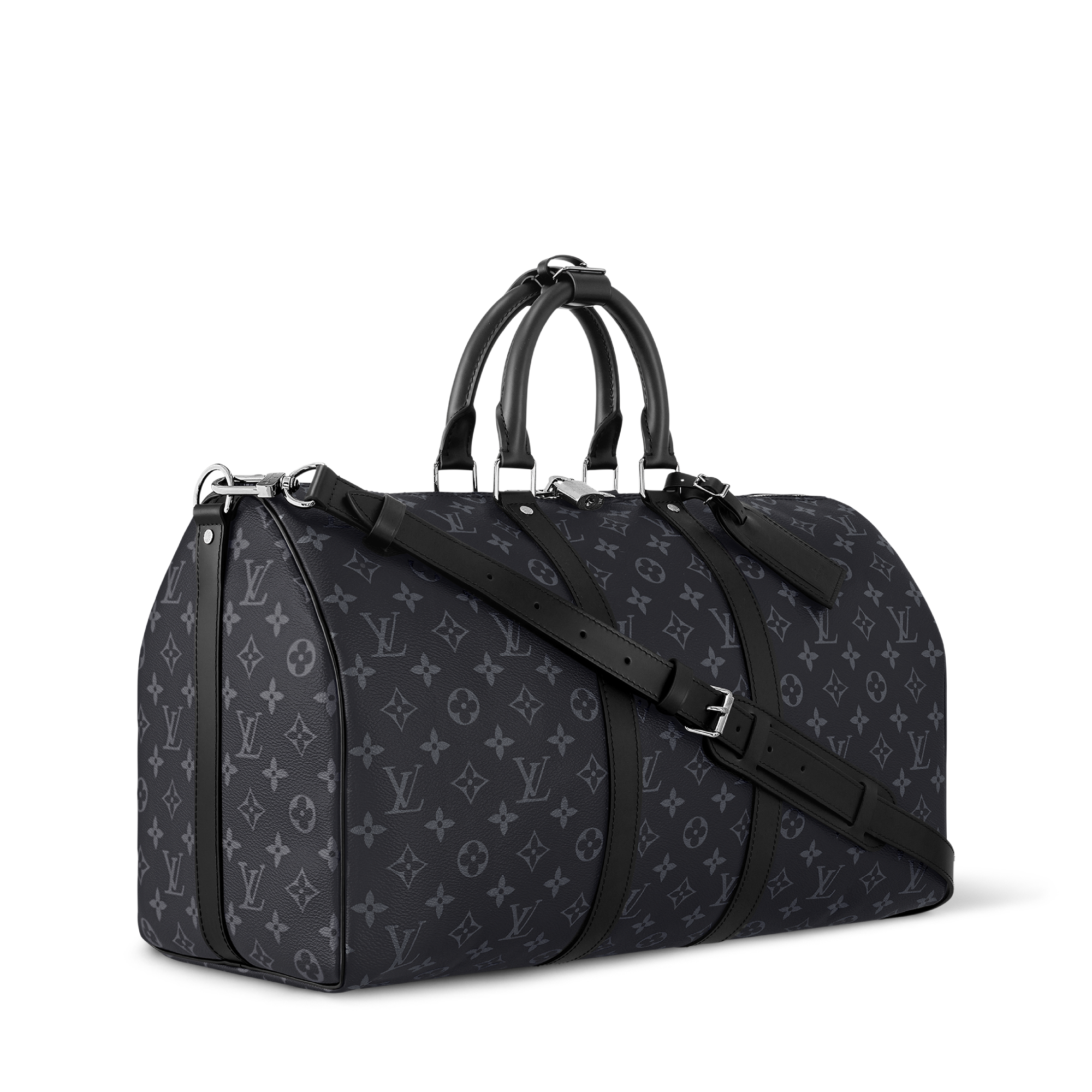 Keepall Bandoulière 45 Monogram Eclipse - Personalisation Leather